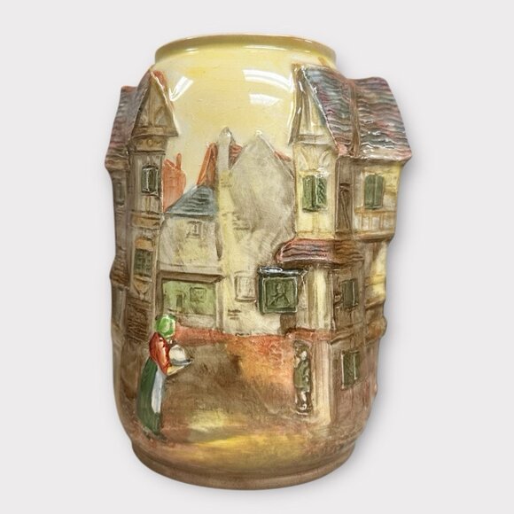 Royal Doulton‎ Dickens Ware Vase D5864 - Bill Sykes Made In England - Picture 2 of 8